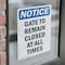 Signmission Gate To Remain Closed At All Times, 12 in W x Rectangle, Vinyl Decal OS-2PACK-NS-D-1218-V-13091 - alternate 3
